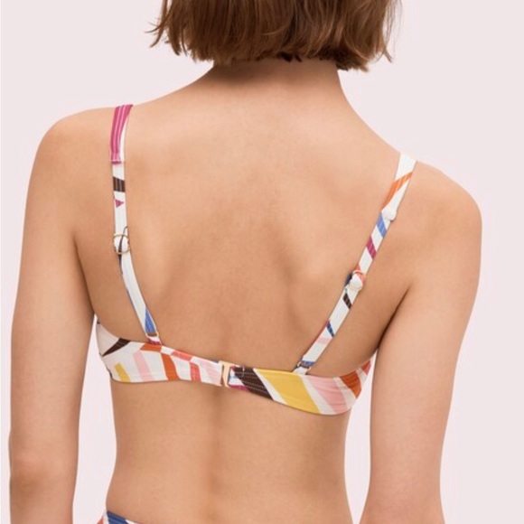 NWT Kate Spade Geobrella Multicolor Bikini Swimsuit Bathing Suit - Picture 6 of 13